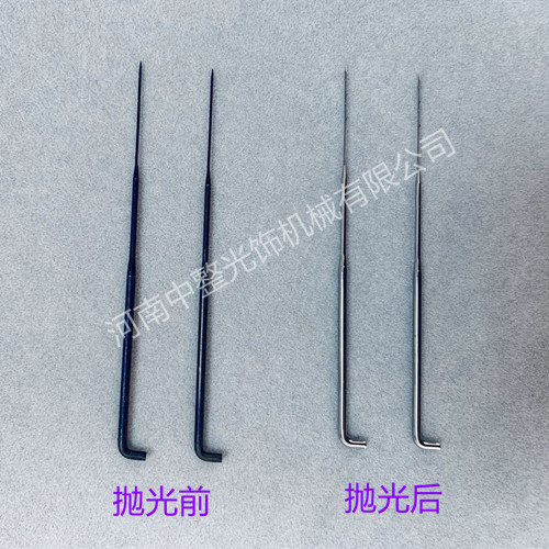 無紡布錐形刺針拋光案例.jpg 無紡布錐形刺針拋光案例